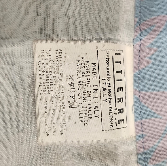 RARE DOLCE & GABBANA BLUE PURPLE PANTS SZ 42 MEDIUM TROPICAL VINTAGE LUXURY - Picture 7 of 7